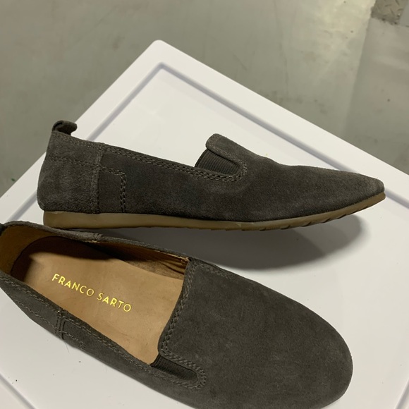 Franco Sarto Suede Loafers Size 6 - Picture 2 of 2